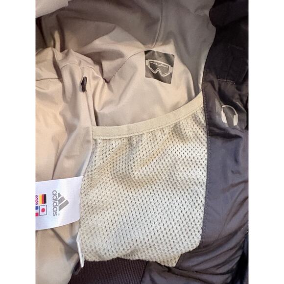 RARE Stella McCartney x Adidas Y2K Brown Ski Puffer Jacket Victoria Beckham XS - Picture 13 of 16